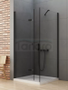 NEW TRENDY Kabina prysznicowa składana NEW SOLEO BLACK 90x100x195 